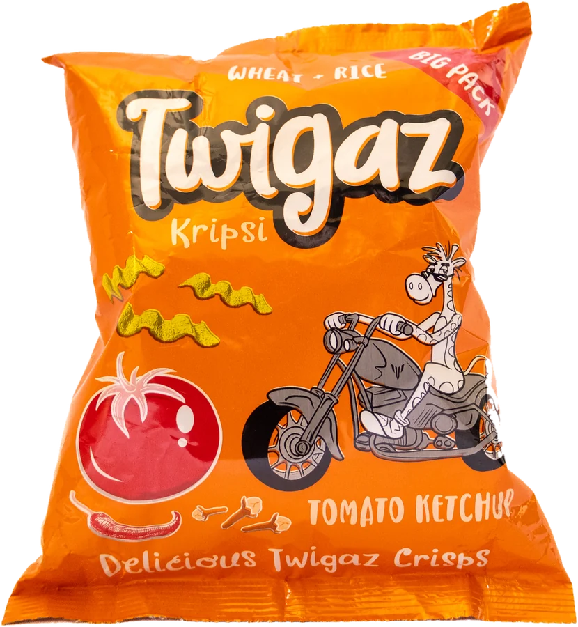 Twigaz Kripsi Tomato Ketchup, pakiti ya 45g